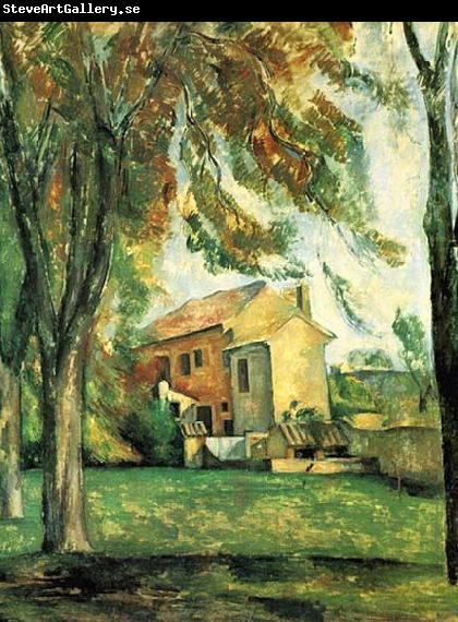 Paul Cezanne Der Teich des Jas de Bouffan im Winter